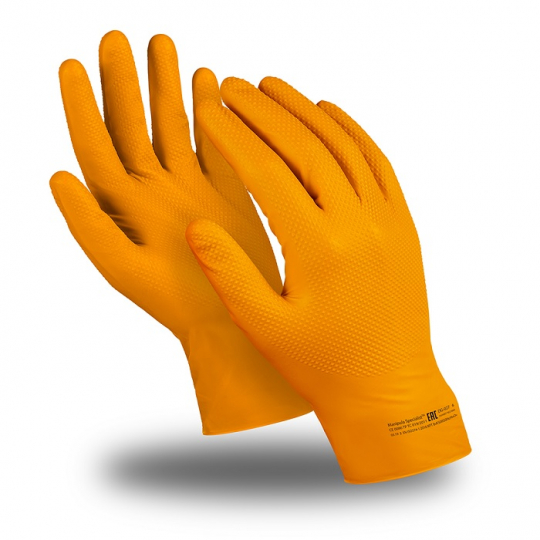 Перчатки ЭКСПЕРТ ТЕХНО (DG-027) оранжевые