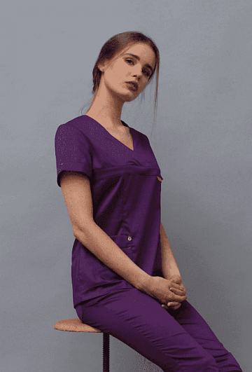 Блуза женская «Альфа», фиолетовый
